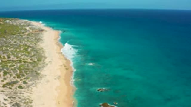 EL CARDONCITO BCS MEXICO-2020: Massive And Long Sea Water With Mild Waves