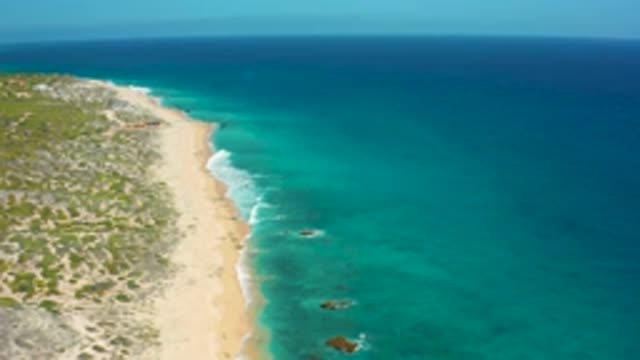 EL CARDONCITO BCS MEXICO-2020: The Sea Water With Mild Waves