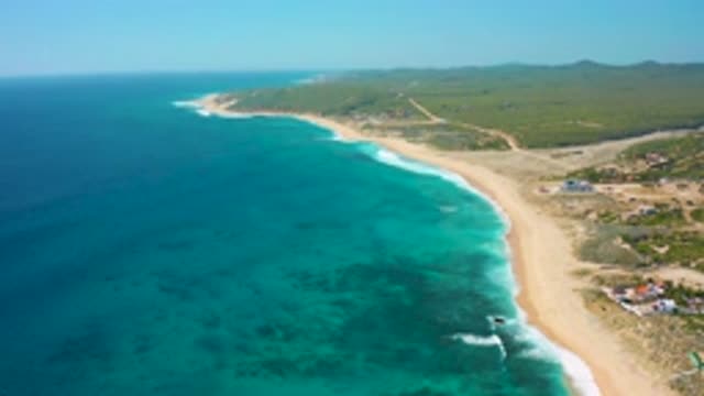 EL CARDONCITO BCS MEXICO-2020: On A Beautiful Sunny Morning The Blue Sea Kisses The Shore