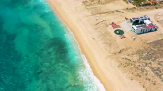 EL CARDONCITO BCS MEXICO-2020: Zoomed In View Of A White Sand Beach