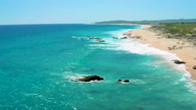 EL CARDONCITO BCS MEXICO-2020: A Beautiful Blue Sea And Beach View From The