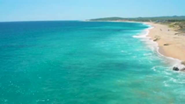 EL CARDONCITO BCS MEXICO-2020: The Beautiful Way The Ocean Moves On The Front Of