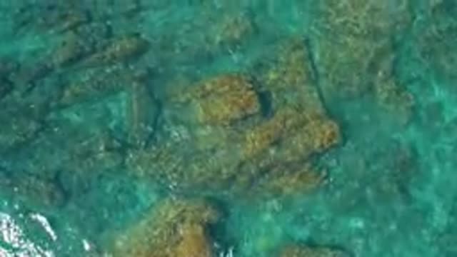 EL CARDONCITO BCS MEXICO-2020: Crystal Blue Water Washes Over Bumpy Rocks