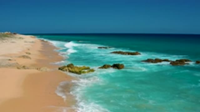 EL CARDONCITO BCS MEXICO-2020: A Blue Sea And A Wide Sky Reflecting Its Color On