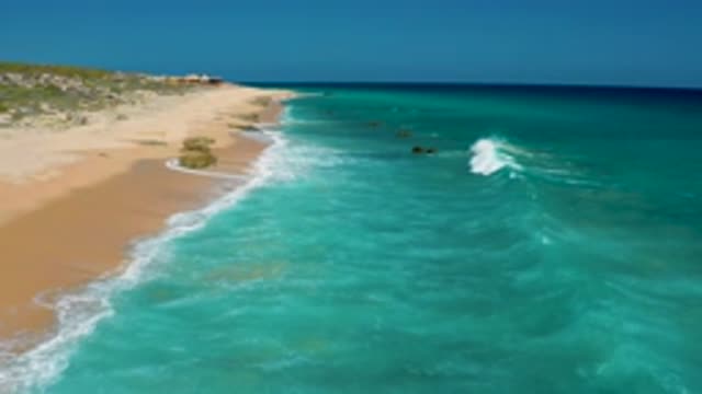 EL CARDONCITO BCS MEXICO-2020: Magnificent Aerial View Of The Shoreline In Its