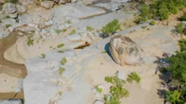 LA PALMA BCS MEXICO-2020: Aerial View Of Rocky Mountains