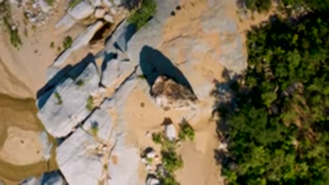 LA PALMA BCS MEXICO-2020: Peaceful Sky View Flyover of Beautiful Canyon