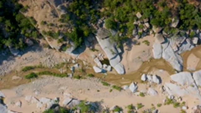 LA PALMA BCS MEXICO-2020: Looking At The Side Of A Rocky Mountain With A Path