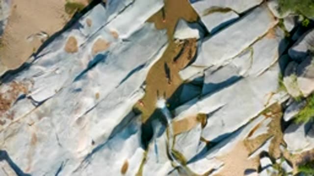 LA PALMA BCS MEXICO-2020: Overhead Shot Reveals Stunning Natural Swimming Hole