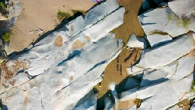 LA PALMA BCS MEXICO-2020: Aerial View of Rocky Terrain