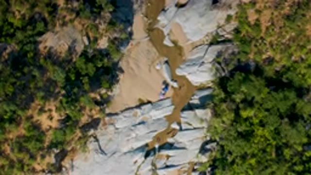 LA PALMA BCS MEXICO-2020: Top View Of A River In The Middle Of The Jungle
