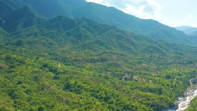 LA PALMA BCS MEXICO-2020: Aerial View Of A Mountain With A River