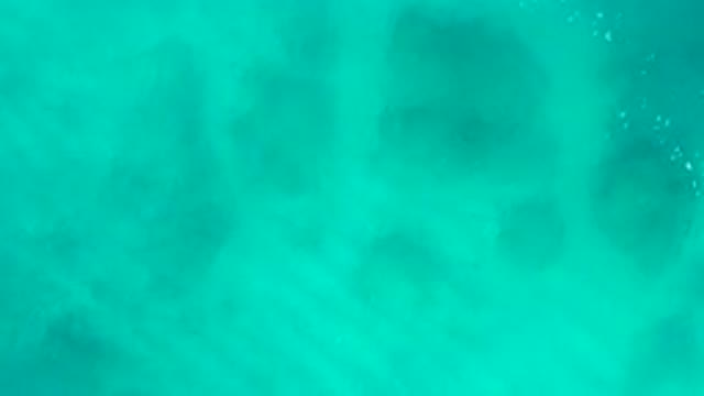 DESERT PARK NATURAL RESERVE BAJA CALIFORNIA SUR MEXICO-2020: Aerial View Of Turquoise Water With Bubbles